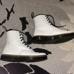White doc Martin boots